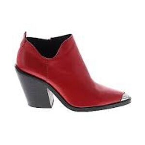 Rebecca Minkoff Red Leather Western Bootie